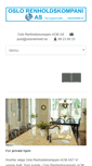 Mobile Screenshot of oslorenhold.no